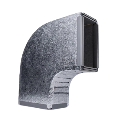 20mm PIR Pre-insulated Duct Vaj Huam Sib Luag Nrog 0.08mm Aluminium Ntawv Nyiaj Ntawm Ob Sab